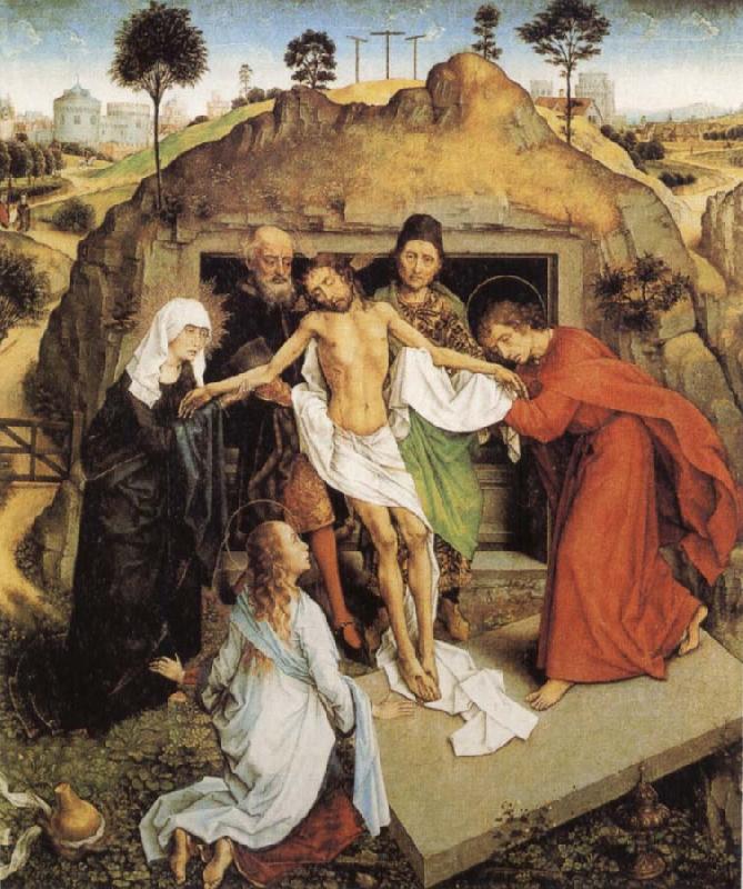 Roger Van Der Weyden Entombment Germany oil painting art